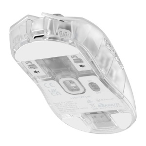 Mouse Gaming Wireless Edifier HECATE G3M PRO, USB-C, Bluetooth, 2.4G, 26000 DPI (Transparent)