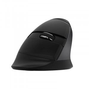 Mouse vertical wireless Delux M618Mini DB BT+2.4G 2400DPI (negru) - Img 2