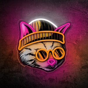 Neon LED ART CAT DREAMER Forever Light FLA04 (Multicolor)
