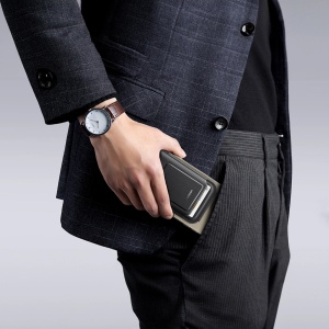 Portofel Wallet Magnetic cu Suport Smartphone Ugreen 45165 MagSafe (Negru)
