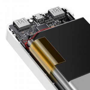 Powerbank Baseus Bipow 10000mAh, 15W (alb) PPBD050002 - Img 5
