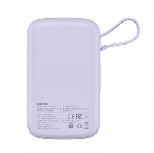 Powerbank Baseus Qpow Pro cu cablu USB-C, 10000 mAh, 22.5 W (violet) PPQD020105 - Img 2