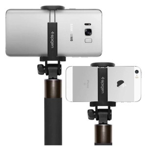 SelfieStick Telescopic Wireless Bluetooth Spigen S530W negru