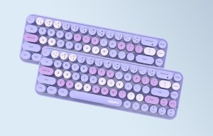 Set Tastatura + Mouse Wireless MOFII Bean 2.4G (Violet)