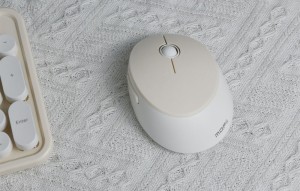 Set Tastatura + Mouse Wireless MOFII Sweet 2.4G (alb-bej)