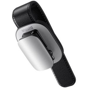 Suport Ochelari Universal BASEUS Platinum Argintiu (prindere clema) ACYJN-B0S