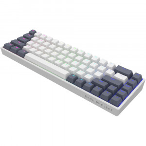 Tastatura Gaming Mecanica Dark Project KD68B Alb / Bleumarin - G3MS