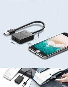 Cititor card SD, microSD UGREEN CR127