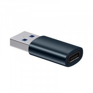 Adaptor USB-A la USB-C Baseus Ingenuity OTG (albastru) ZJJQ000103