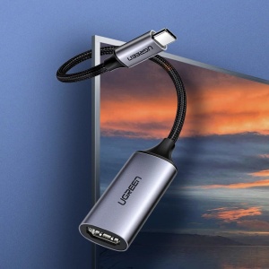 Adaptor HDMI UGREEN USB-C la HDMI, 4K 60Hz Thunderbolt 3 (Gri)