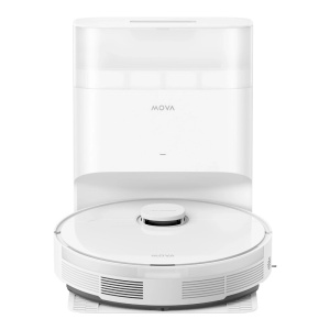Aspirator Robot Inteligent cu Statie MOVA S10 Plus 7000Pa, Functie MOP, Suprafata Max 200 m² (Alb)