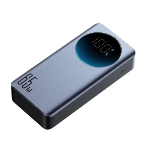 Baterie Externa Powerbank C+C+U Joyroom JR-PBF04 PD 65W 20000mAh, Afisaj Digital + Cablu USB-C 1.2m (Negru)