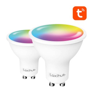 Bec LED Smart Laxihub LAGU10S Wifi Bluetooth TUYA (pachet de 2)