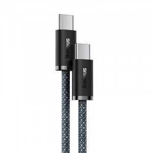 Cablu de date rapid USB-C la USB-C Baseus Dynamic Series, 100W, 1 m (gri) CALD000216 - Img 4