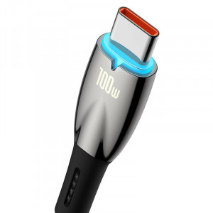Cablu incarcare rapid USB la USB-C Baseus Glimmer Series 100W