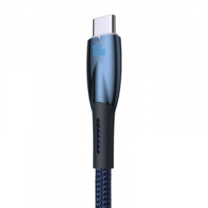 Cablu incarcare rapid USB la USB-C Baseus Glimmer Series 100W