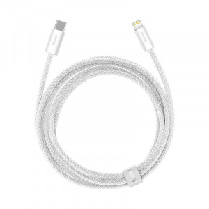 Cablu de date USB-C la Lightning Baseus Dynamic, 20W, 2m (alb) CALD000102 - Img 2