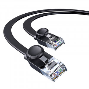 Cablu Internet Ethernet RJ45 Baseus 1 Gbps, 15 m (negru) WKJS000301