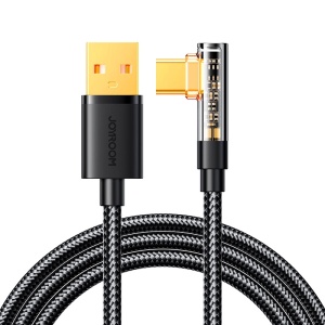 Cablu Incarcare Rapid Unghiular USB-A la USB-C  Joyroom 3A 1.2m S-UC027A6 (Negru)