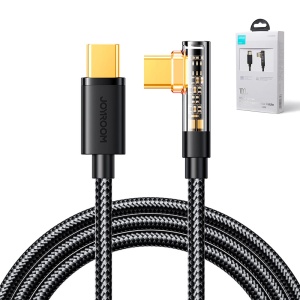 Cablu Incarcare Rapid Unghiular USB-C la USB-C Joyroom 100W 1.2m S-CC100A6 (Negru)