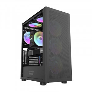 Carcasa computer Darkflash DLC29 Mesh (negru) - Img 1