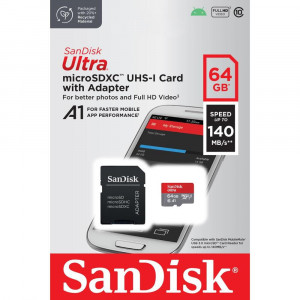 Card de memorie microSDXC SanDisk Android 64GB