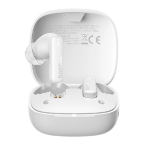 Casti Wireless Bluetooth 5.3 In Ear Baseus Bowie E19 TWS ENC IPX5 (Alb)