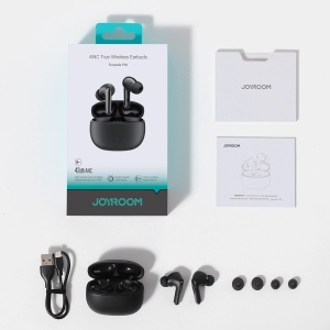 Casti Wireless Bluetooth 5.4 In Ear Joyroom Funpods JR-FN1 TWS, ANC, ENC (Negru)