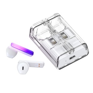 Casti Wireless Bluetooth In Ear TWS Joyroom JR-TC1 IceLens Series cu lumini LED