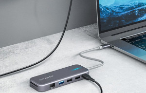 Hub adaptor 11 in 1 USB-C Blitzwolf BW-TH11 HDMI x2, USB3.0, USB2.0 x2, SD/TF, VGA, USB-C x2, RJ45 - Img 4