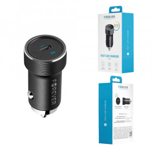 Incarcator auto Forever CC-06 PD QC 1x USB-C 20W negru - Img 5