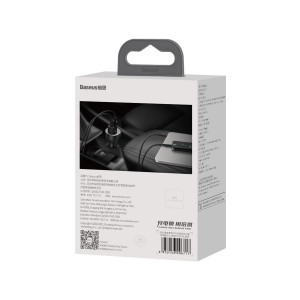 Incarcator auto rapid Baseus Superme, USB, USB-C, 100W (negru) CCZX-01 - Img 10