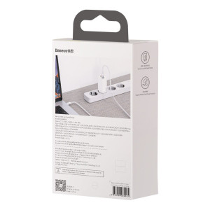 Incarcator rapid de calatorie Baseus GaN2 Lite USB+C 65W EU (alb) CCGAN2L-B02 - Img 11