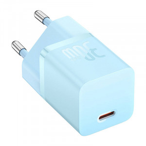Mini incarcator de perete Baseus GaN5 30W USB-C (albastru) CCGN070603 - Img 3