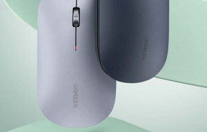 Mouse wirelessMouse Wireless Ergonomic UGREEN 1000-4000 DPI MU001 (Gri) 90373