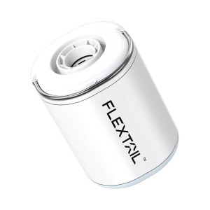 Pompa Aer Portabila Wireless 3-In-1 Flextail Tiny Pump 2X, Lanterna Incorporata 40lm, 180 l/min (Alba)