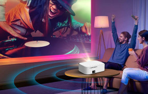 Proiector smart wireless portabil Full HD Wi-Fi BYINTEK