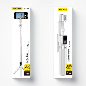 Selfie Stick Trepied Telescopic + Telecomanda Bluetooth Dudao F18