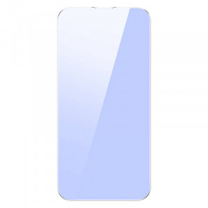 Sticla securizata Baseus Anti-lumina albastra 0.3 mm pentru iPhone 14 Pro Max (2 buc) SGBL080302 - Img 1
