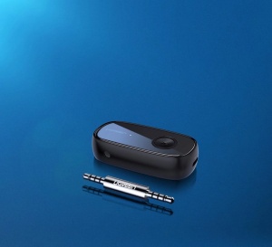 Transmitator/Receptor UGREEN CM279, AUX, Bluetooth 5.0 aptX (Negru)