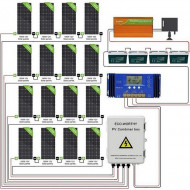 Sistem solar fotovoltaic Off Grid 3KW 48V