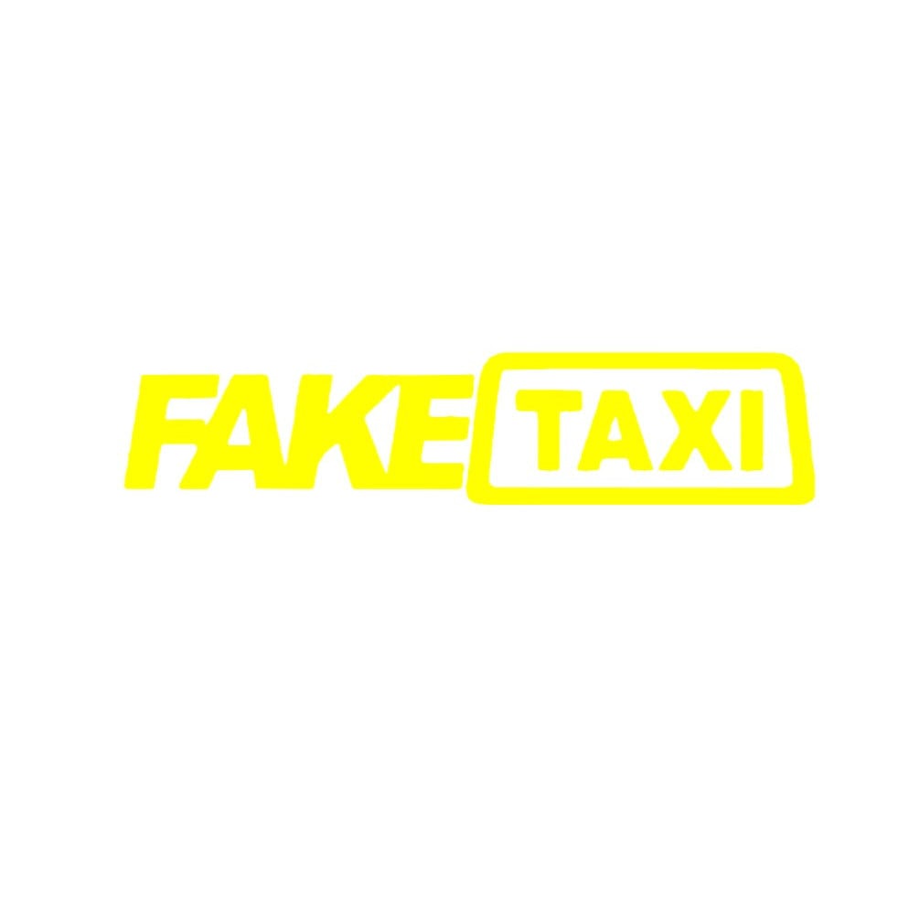 Sticker auto Fake Taxi 20 x 5 cm