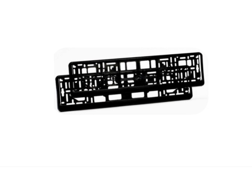 Set 2 suporti numar inmatriculare auto negru