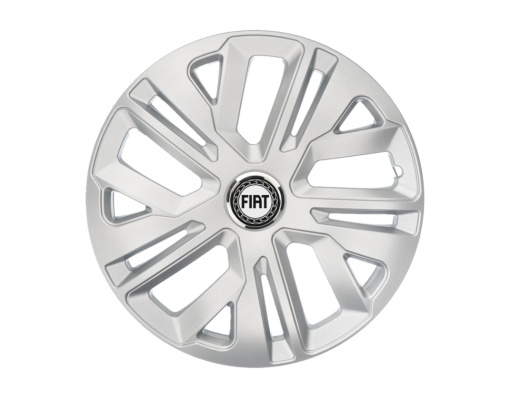 Set 4 capace roti 14``Raven Gri, Compatibile cu Fiat