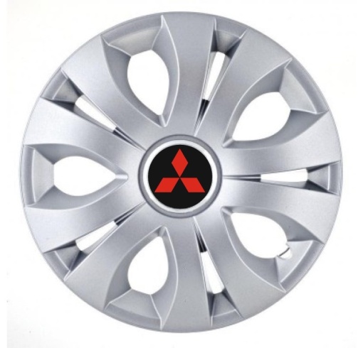 Set 4 Capace Roti Autohelix MSA®, potrivite jantelor de R16, Compatibil Cu Mitsubishi, model top crom