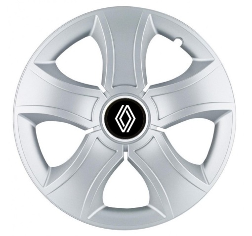 Set 4 Capace Roti Bis Gri R15, pentru Renault Nou