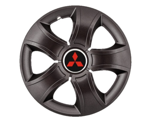 Set 4 capace roti Bis Negru R14 pentru gama auto MitsuBis Negru