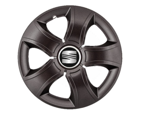 Set 4 capace roti Bis Negru R14 pentru gama auto Seat