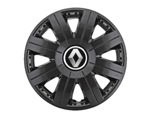 Set 4 capace roti Cosmos Negru R15, pentru gama auto Renault
