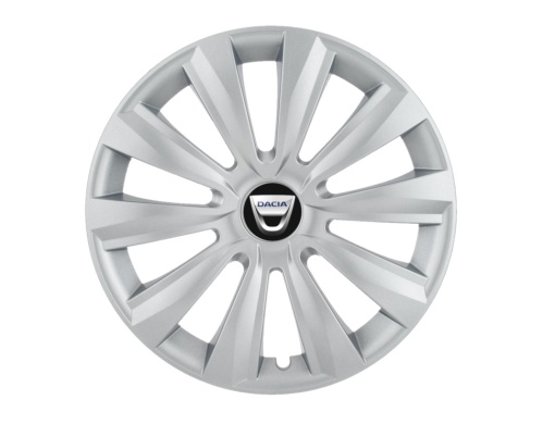 Set 4 capace roti Delta cromat R15 pentru gama auto Dacia